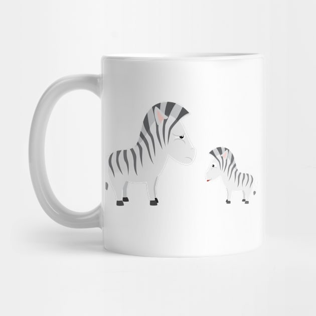Cute Zebras by Hedgie Designs